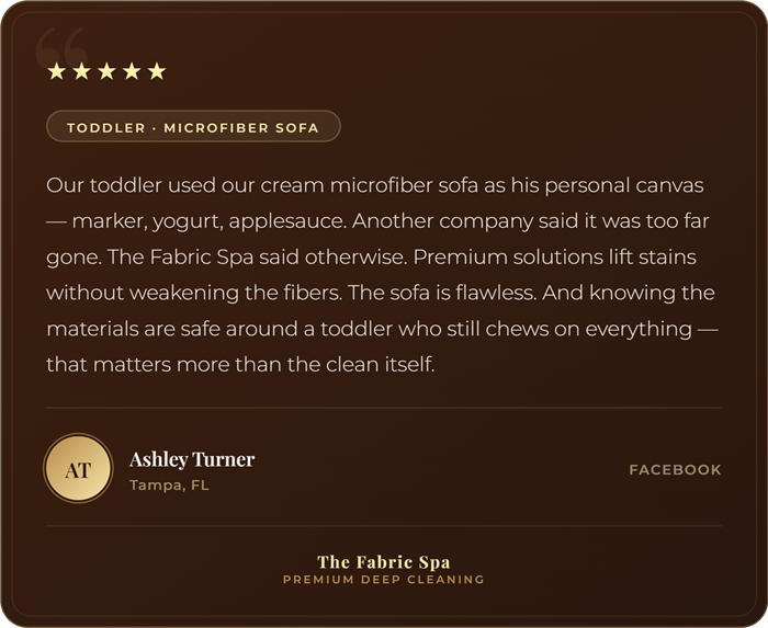 Five-star review from Ashley Turner