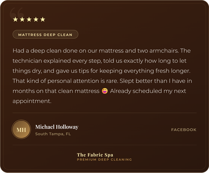 Five-star review from Michael Holloway