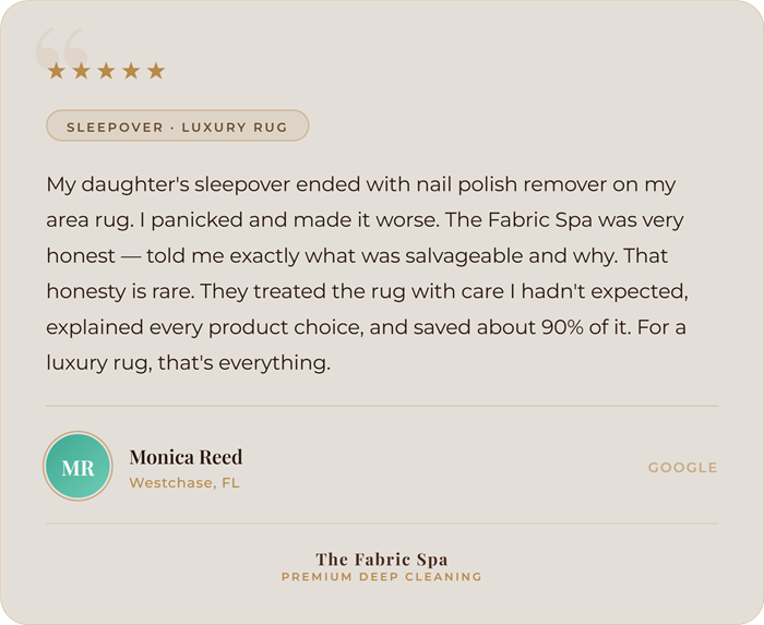 Five-star review from Monica Reed
