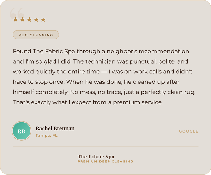 Five-star review from Rachel Brennan
