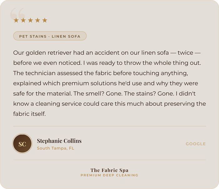 Five-star review from Stephanie Collins